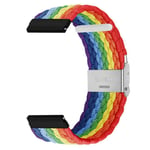 Flettet elastisk armbånd Garmin VivoActive 4 - Pride