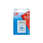 Prym Sewing Machine Needles, Steel, Silver, Stretch, 130/705, No. 75 und 90