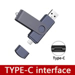 Clé USB 2.0 2 To Clé USB 1 To OTG Clé USB 2 To Clé USB TYPE-C Micro 512B Clé USB 2 To U Disque 2 To Clé USB en métal 2 To - Type Type-C-512 GO #A