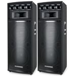 2x DJ PA Sono Enceintes Haut Parleur Disco Caisson de Basses Subwoofer 800W