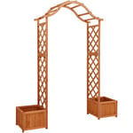 Pergola de jardin avec jardinière Bois pin massif CFW63382