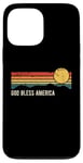 iPhone 13 Pro Max God Bless America Sunset Distressed Style Design Case