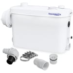 Broyeur Aquamatix pour wc suspendus 400 w Pompe de Relevage sanitaires 100 L/min 3 entrées Distance de pompage verticale de 7 m avec filtre à charbon