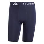 adidas Men's TECHFIT COMPRESSION TRAINING SHORT TIGHT, legend ink, S