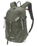 Terra Peak Flex 20 sac à dos de randonnée 20L femmes hommes vert olive petit - sac à dos de trekking étanche - sac à dos Daypack avec système d'hydratation & ceinture - sac à dos de voyage vélo