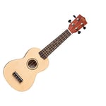 FUZEAU - 71168 - Ukulélé soprano en bois naturel + housse - Premier instrument à cordes - Mini guitare - 4 cordes - Dès 3 ans