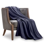 Vellux Couverture Thermique 100% Coton, Douce, Respirante, Confortable et légère – Couverture Toutes Saisons, Parfaite pour superposer Un lit, Un canapé et Un Sofa, qualité hôtelière (228,6 x 274,3