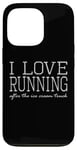 Coque pour iPhone 13 Pro I Love Running after the Ice Cream Truck – Entraînement amusant