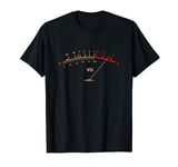 Vintage Audio Engineer Recording Studio Volume VU Meter T-Shirt