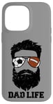 iPhone 14 Pro Max Soccer Football Dad Messy Hair Beard Soccer Football Dad Case