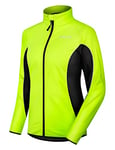 INBIKE Veste de vélo femme Veste de cyclisme Hiver Veste de course Thermo Coupe-vent Respirant Réflectif Hydrofuge Vert, XS