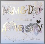 Congratulations Mum & Dad On your Pearl Wedding Anniversary. Special 30th Card.