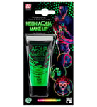 Widmann - Aqua Make-Up Tube de 30 ml qui brille sous la lumière UV, maquillage, carnaval, fête à thème, Halloween