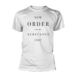 NEW ORDER - SUBSTANCE WHITE T-Shirt Large