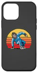 Coque pour iPhone 12 mini Break Dancing Sasquatch B-Boy Bigfoot Dancer 80s Sunset