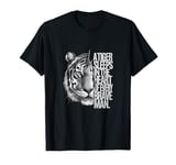 Wild Tiger in Man Predator Cat Wild Cat Tiger Head T-Shirt