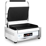 Helloshop26 - Machine à panini grill appareil toaster croque-monsieur professionnel professionnelle 2 200 watts 50 - 300 °c acier inoxydable