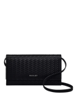 Radley Westwell Lane Leather Weave Phone Crossbody Bag, Black