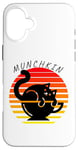 Coque pour iPhone 16 Plus Munchkin, chat, tasse à thé, chaton, mignon