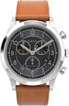 Timex Waterbury Traditional Mens Brown Watch TW2V73900 Leather (archived) - One Size