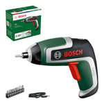 Bosch Home and Garden Compact Cordless Screwdriver IXO (7th Generation; 3.6V; 2.0Ah; 5.5Nm; with Micro-USB Cable; Compatible with IXO-Collection Attachments; Screws up to 190 Screws)