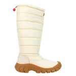 Hunter Interpid Tall Womens White Snow Boots - Size UK 5