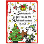 Sheepworld Calendrier de l'Avent 51129 Motif chocolat 26 x 35 cm 75 g