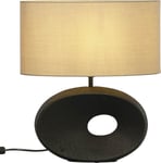 Ellipse Bordslampa 42cm Svart/Beige