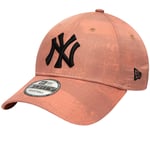 casquettes Unisexe, New Era MLB 9FORTY New York Yankees Print Cap, Rose