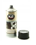 K2 COLOR FLEX PLASTIC MATT BLACK PLASTIC DIP RUBBER PAINT SPRAY AEROSOL 400ml