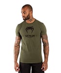 Venum Homme T-shirt, Coupe classique, Coton, Vert (Kaki), M