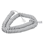 Telephone Handset Cord, 4P4C 16.4 Feet Landline Phone Cable Grey 2 Pack