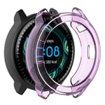 Garmin Vivoactive 3 Music hållbart genomskinligt fodral - Ros