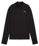 Puma Run Velocity Cloudspun 1/4 Zip Women Svart XXXL - Fri frakt