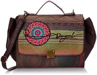 Desigual Bols Kioto Ashbury Trendy, Sac bandoulière - Marron (6098 Turkish Coffe), Taille Unique