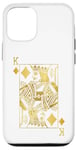 Coque pour iPhone 12/12 Pro Lucky Poker Cards Knight King of Diamonds Game Casino