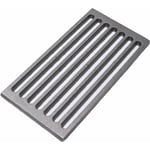 Grille en fonte 29,5 x 15 x 1 cm pour cheminée, poêle, barbecue, fond pour cendres