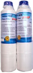 Two Pack Samsung DA29-00020A-B compatible fridge ice water filter