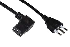 Ywcking 3Pin AC Cordon de Trèfle, 1.8M Cable Alimentation PC