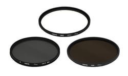 Hoya Digital Filter Kit - Filterpaket - Neutral Täthet/ Uv/Cirkulär Polarisator - 58 Mm