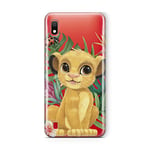 ERT GROUP Original Disney The Lion King TPU Case for Samsung Galaxy A10, Liquid Silicone Cover, Flexible and Slim, Protective for Screen, Shockproof and Anti-Scratch Phone Case Transparent