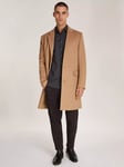 Calvin Klein Modern Wool Blend Coat, Camel