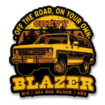 Chevy Blazer Off The Road Sticker