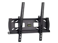 Monoprice Tilt TV Wall Mount Bracket - for TVs 32in to 55in Max Weight 99lbs VESA Patterns Up to 400x400 Security Brackets UL Certified