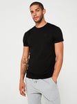 Gym King Mens Box Camo Tee - Black, Black, Size L, Men