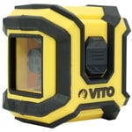 Vito - Niveau laser de chantier Croix horizontale et verticale Portée de 10 m Précision 0,5 mm