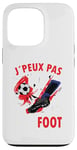 Coque pour iPhone 13 Pro J´Peux Pas J´Ai Foot Football Enfant Garcon T-Shirt