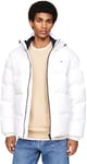 Tommy Jeans Men’s Essential Warm Down Jacket, White (White), XL