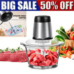 2L Meat Grinder Electric Mincer Mixer Home Blender Mini Food Chopper Processor