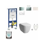 Pack Wc suspendu Geberit Daily'c sans bride Sigma01 blanc